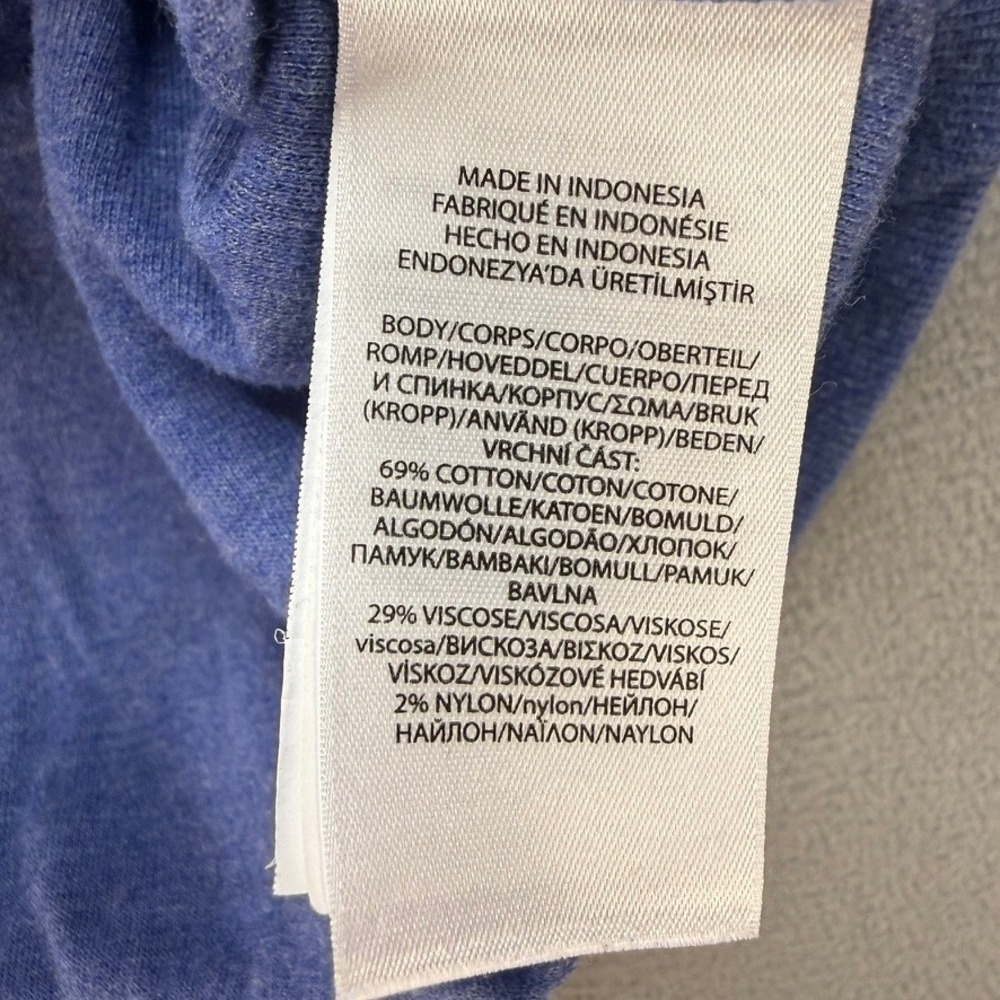 Polo Ralph Lauren Quarter Zip Pullover Sweater Classic Fit XL Blue Pony Preppy - Picture 4 of 12